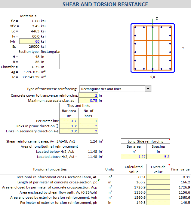 ShortCol worksheet